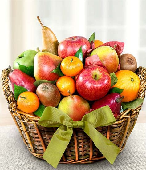 GiftTree's Fresh Fruit and Godiva Chocolates Gift Basket